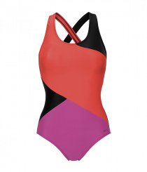 Motion swimsuit, Black/red